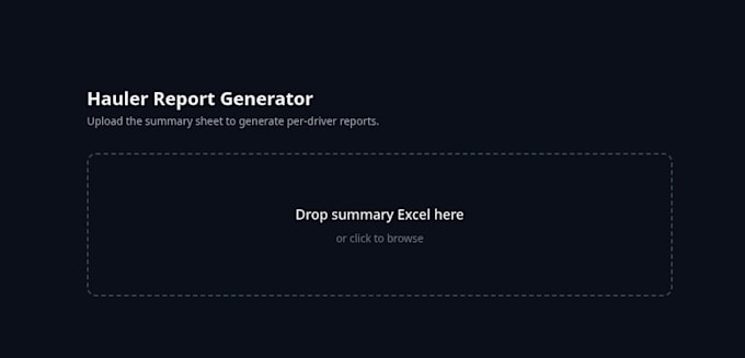 build a business dashboard and report generator web app