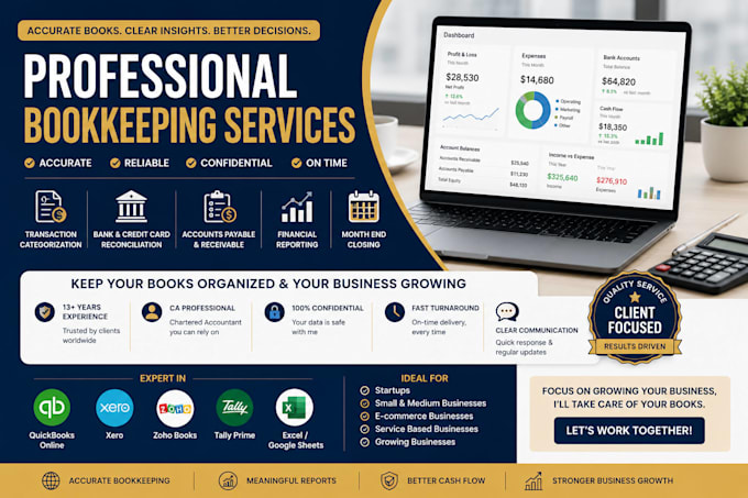 do bookkeeping and management reporting