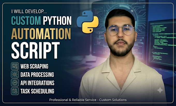 develop a custom python automation script