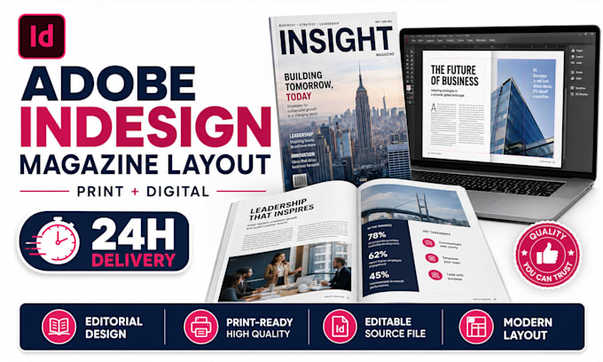 design a professional adobe indesign magazine layout