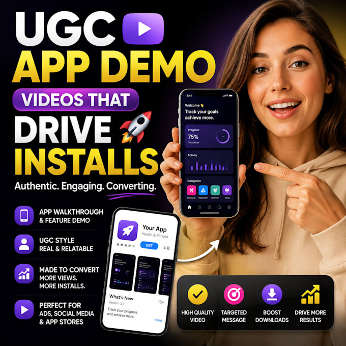 create ugc app demo videos that drive installs