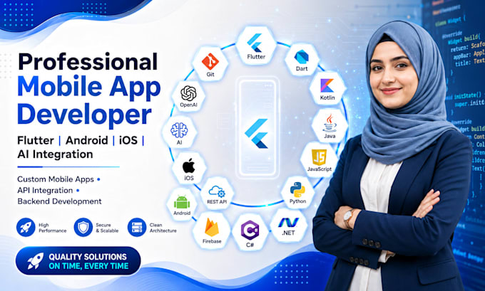 build mobile app development app developer flutter react native ai app creation