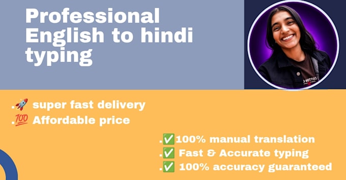 do hindi and english typing PDF to word and image to text