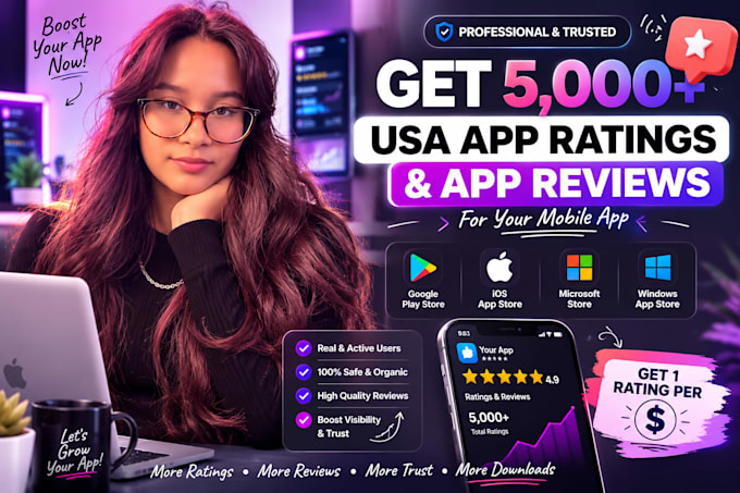 do 5000 mobile app marketing app download app promotion app window ra ting