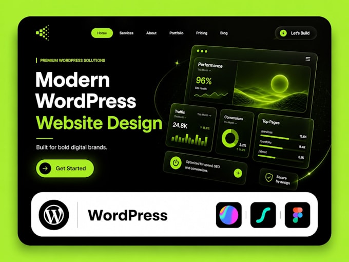 build a custom business website with HTML CSS and javascript