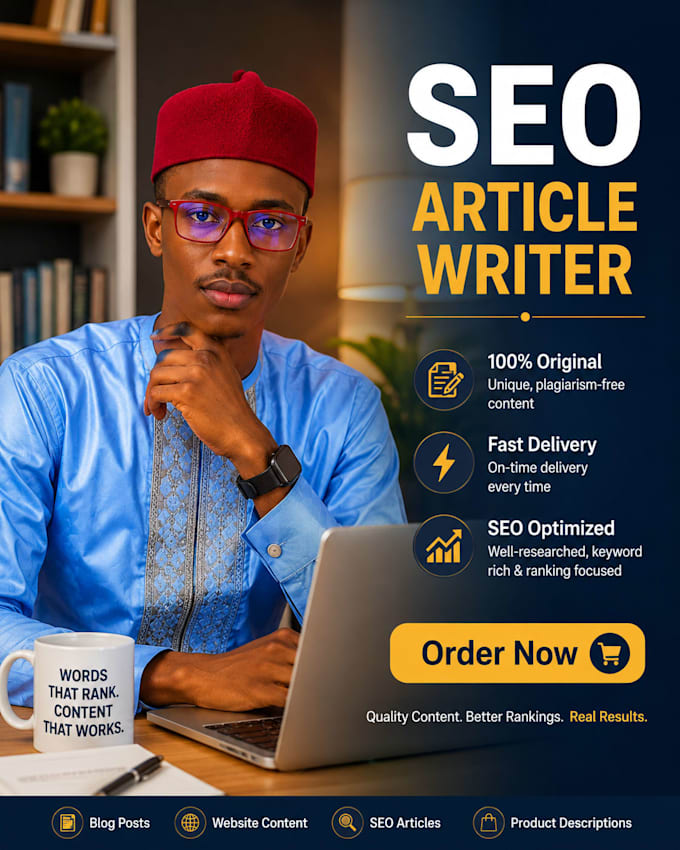 write SEO articles and blog posts