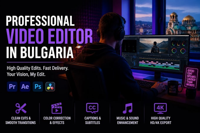 be your professional video editor in bulgaria