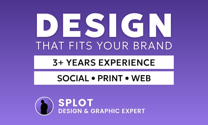 be your graphic designer for print and digital design