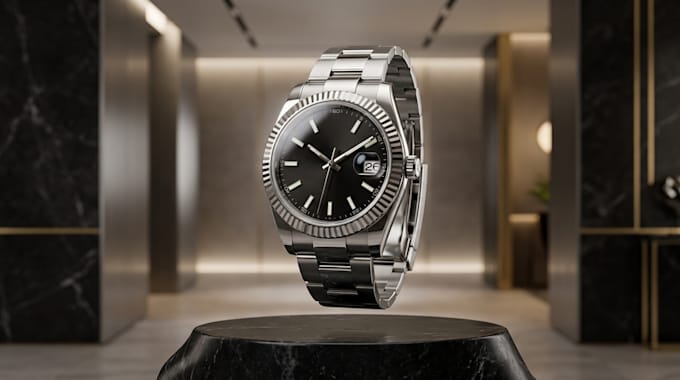 create 3d watch animation, cgi product animation and 3d rendering
