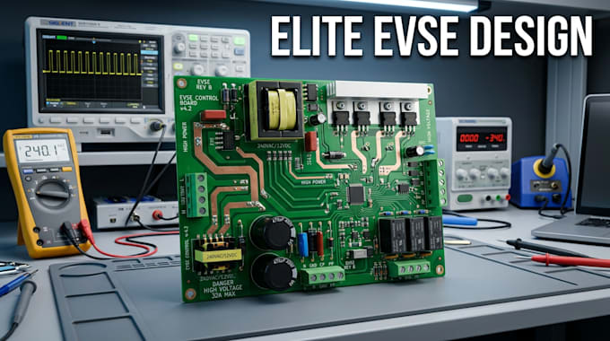 design ev charger pcb circuit design nfc rfid evse controller and ocpp hardware