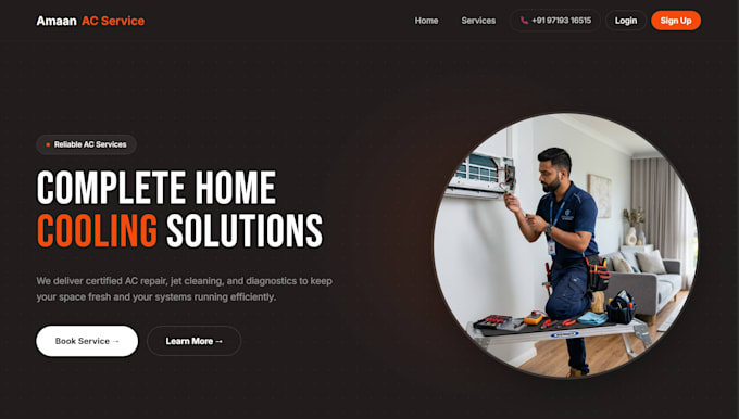 build and deploy a business website with custom domain and google setup