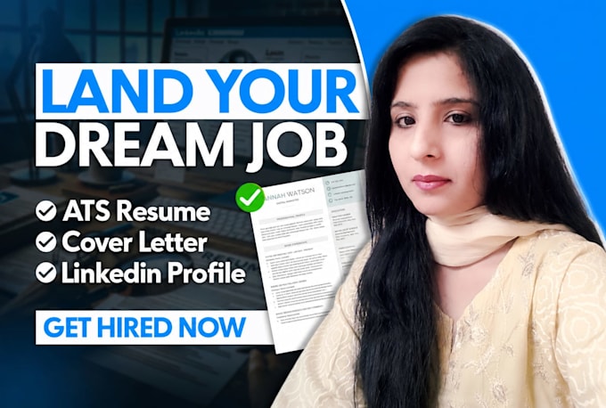 provide ats resume, cover and linkedin profile optimization