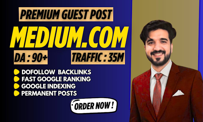write and publish high da premium guest posts on medium,com