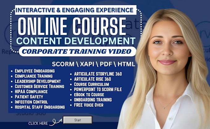 design interactive onboarding video course for medic safety compliance training