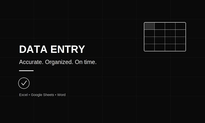 do simple data entry and document organization