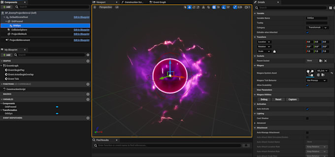 create unreal engine vfx in niagara particle system, unreal engine game vfx