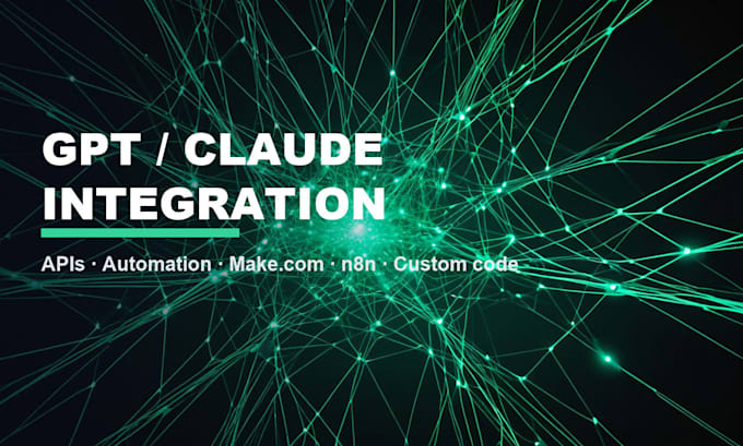 integrate chatgpt or claude API into your app or workflow