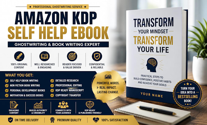 ghostwrite a professional nonfiction self help book