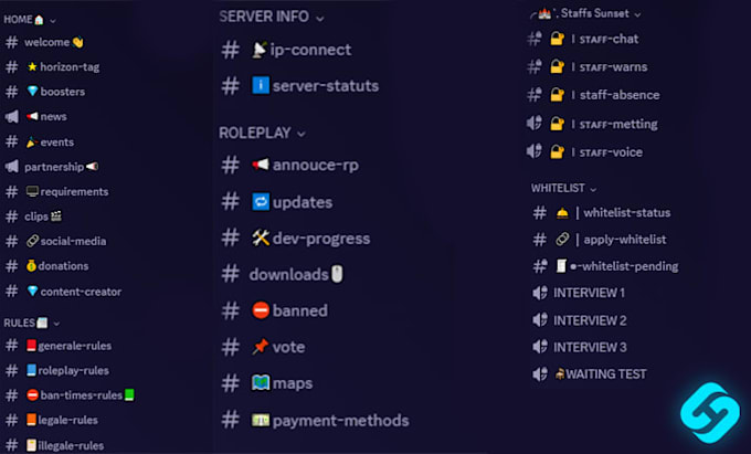 create a professional discord server setup for your community