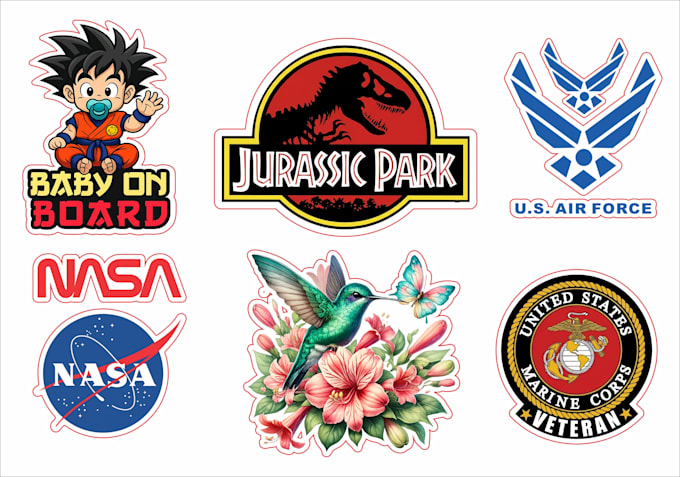 create cut lines and die cut for your stickers design plotter cutting