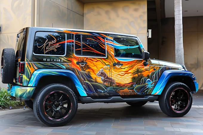 vehicle wrap car wrap van truck wrap design