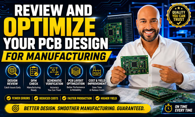 review and optimize your pcb design for manufacturing