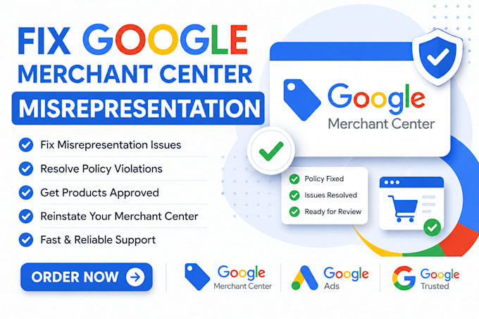 fix shopify google merchant center misrepresentation issue