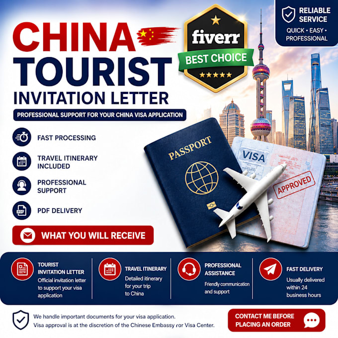 provide a chinese tourist invitation letter