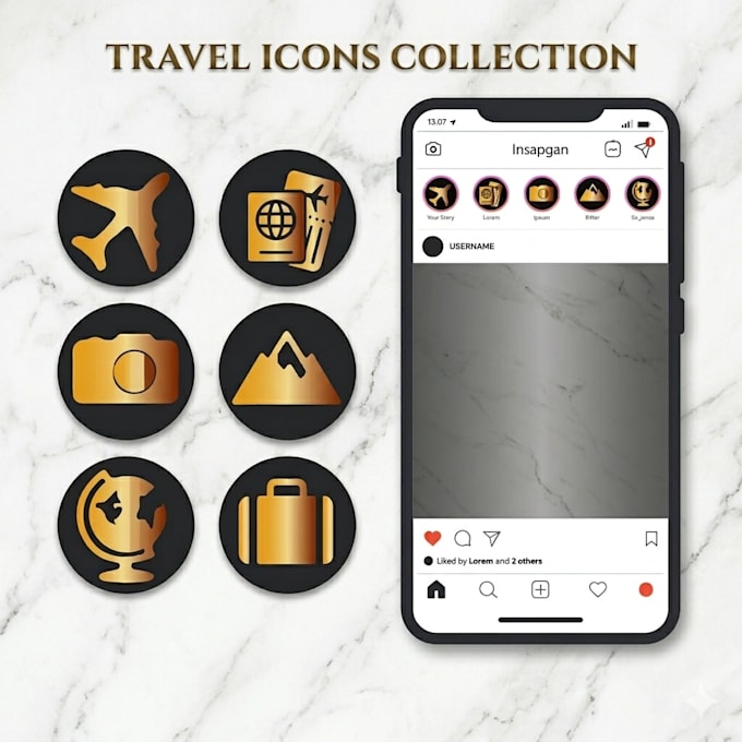 design instagram story highlight icons