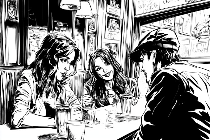 make a comic graphic novel comic strip