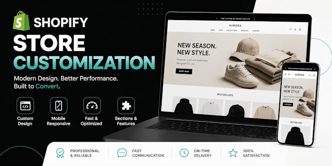 customize a shopify store