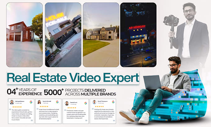 edit cinematic luxury real estate videos for property marketing