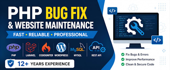 fix PHP, laravel, codeigniter and wordpress bugs
