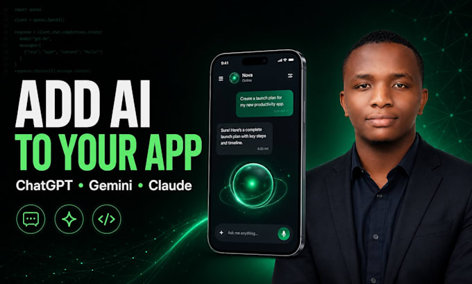 integrate chatgpt, gemini or claude into your mobile app