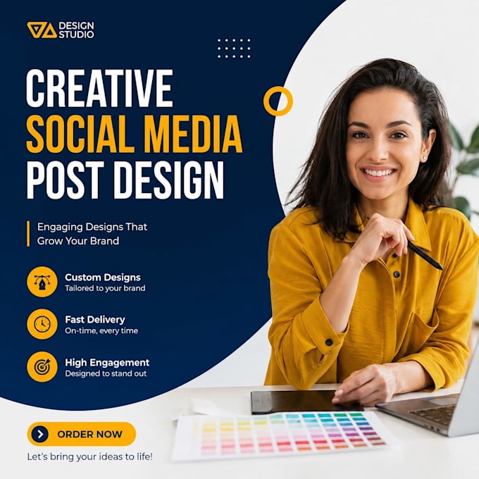 create eye catching social media product post designs