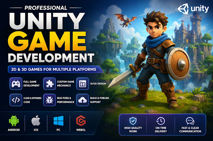 build a professional unity game from scratch