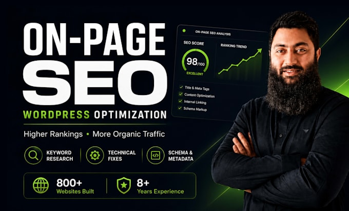 do complete on page and technical SEO for wordpress