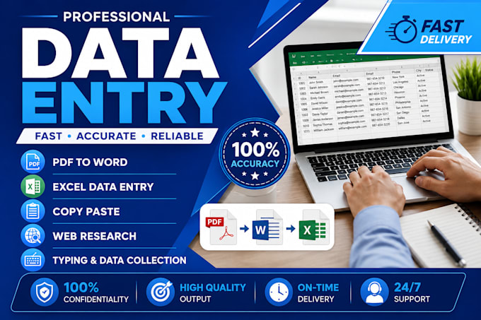 do professional data entry