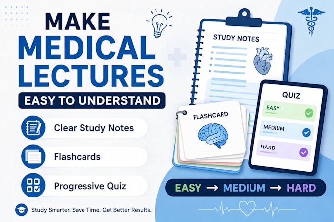 make your complex medical lectures easy to understand