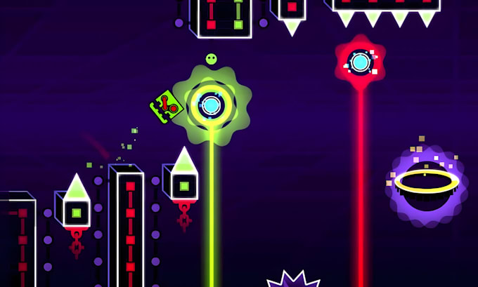 create geometry dash layout geometry dash level gameplay deco