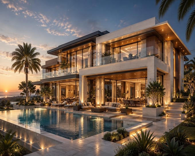 create photorealistic ai interior design and architec visualization