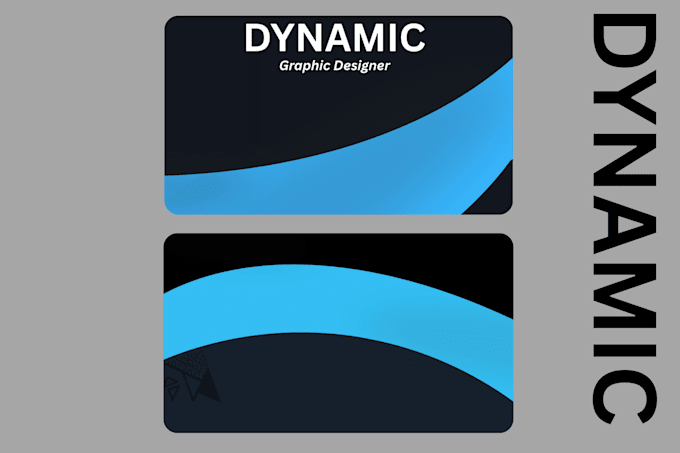 create a unique double sided business card design