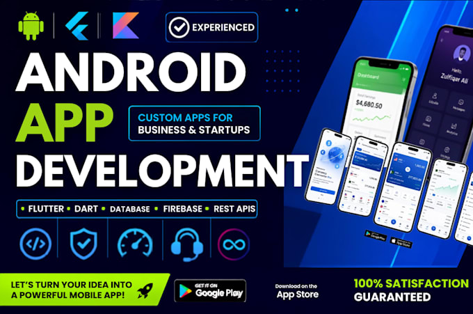 do mobile app development flutter ai app developer android ios app developer