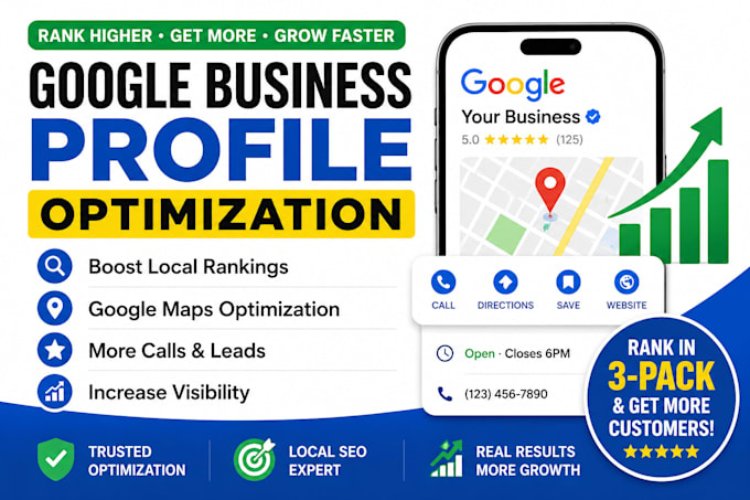 optimize gmb profile gbp for local SEO and google maps ranking