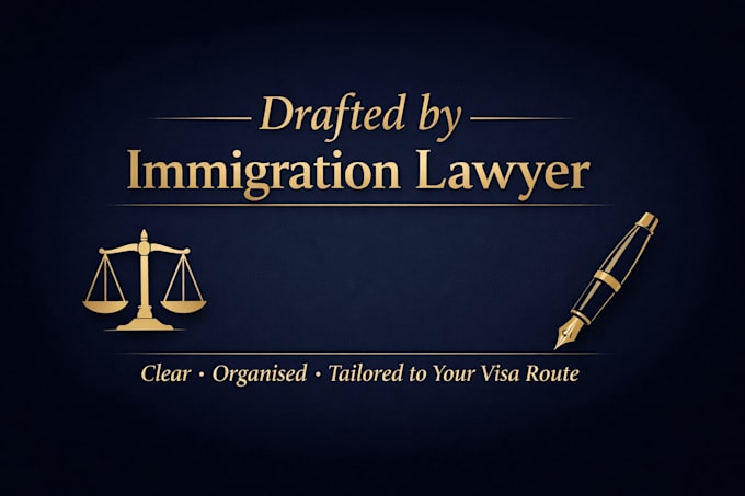 write custom professional UK visa cover letter