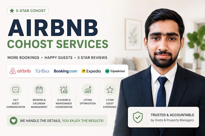 be your airbnb virtual assistant and co host for guest messaging