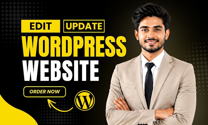 customize, edit and update wordpress website professionally
