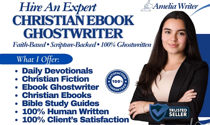 ghostwrite christian ebook, devotional, bible study guide, and christain fiction