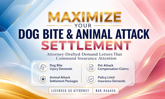 draft pet attack compensation claim letters