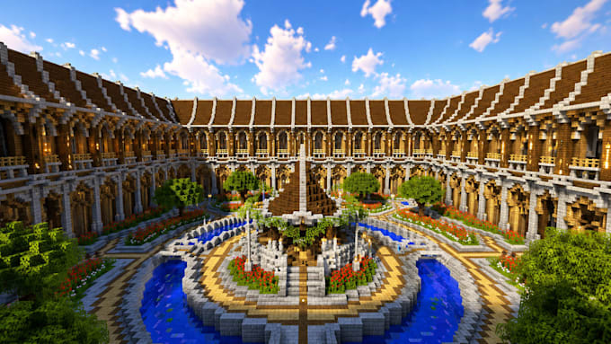 design minecraft server spawns, rpg world and custom builds